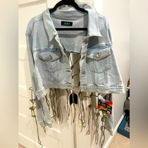 Denim blue jacket new with tags